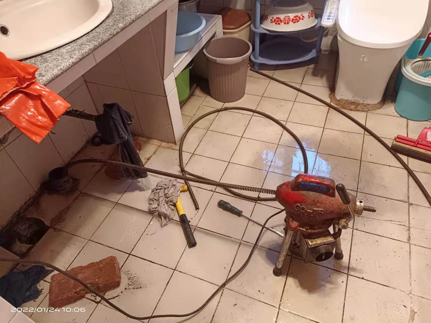 惠民疏通厨房下水道，地漏疏通